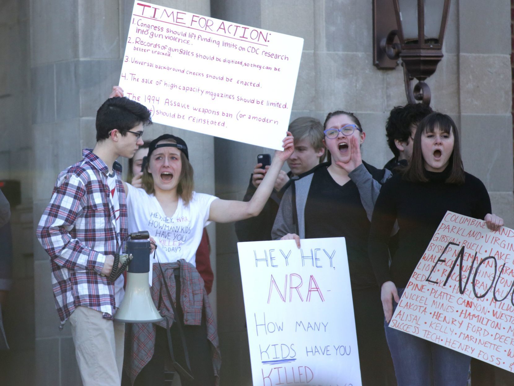 Webster Groves students walk out